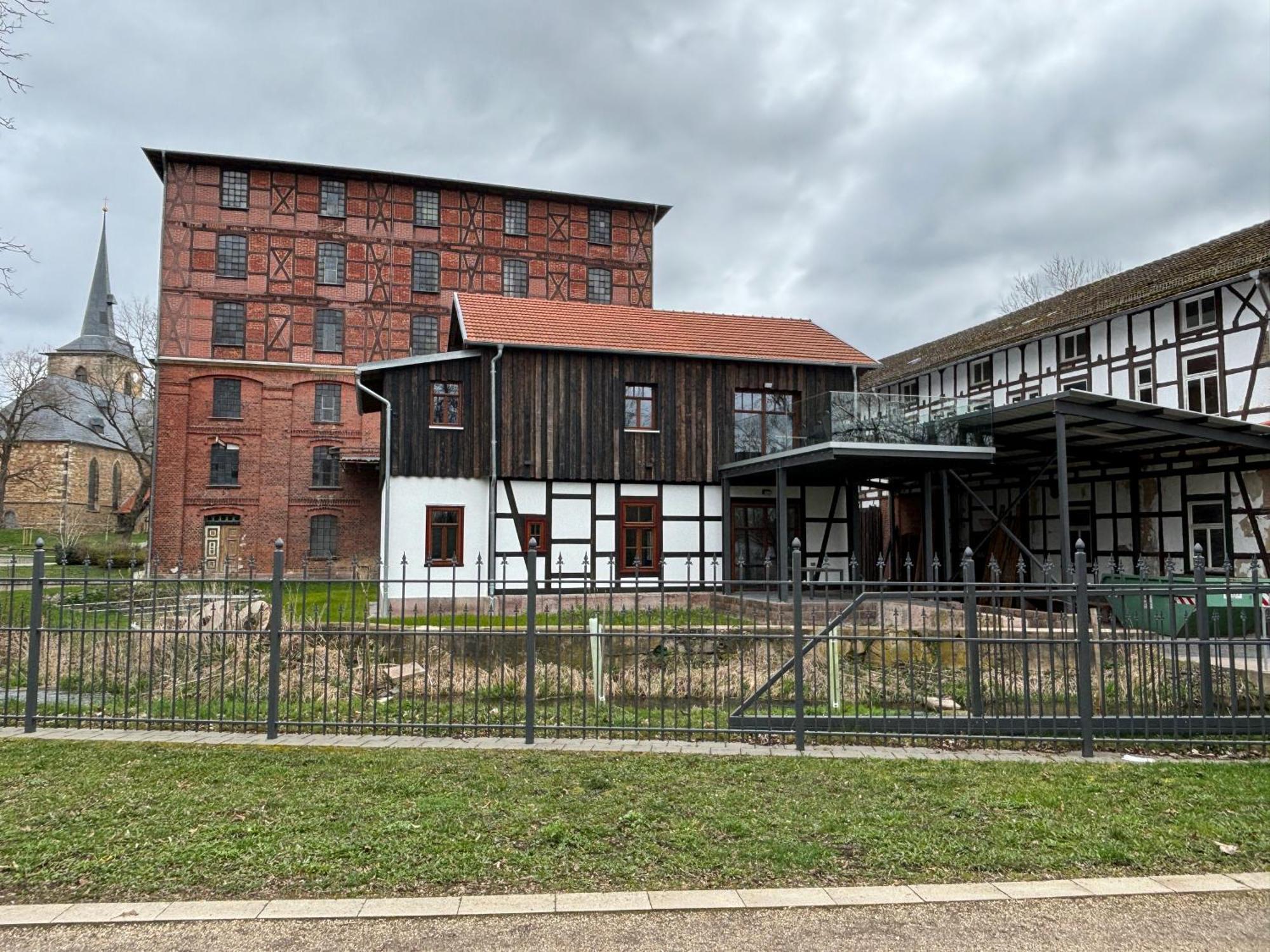 Ferienwohnung An Der Dreyse-Muehle Sömmerda Exterior foto